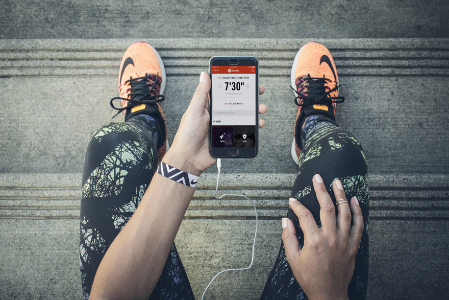 Nike+ Running App Introduces Song Playlist Feature in Partnership with Spotify