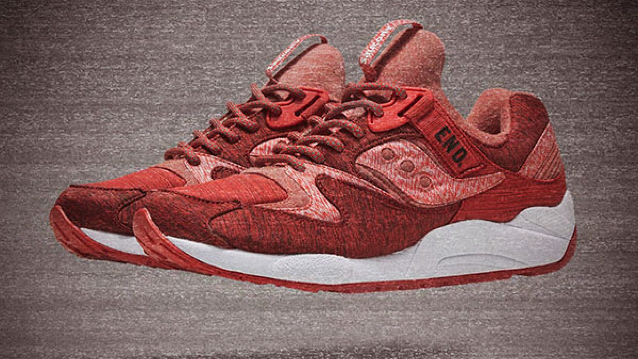 saucony end red noise