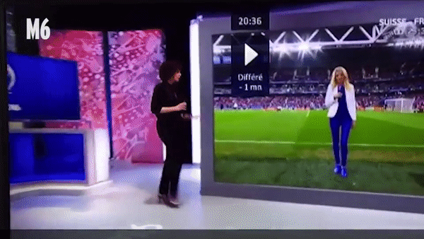 Sports Presenter Walks Through Studio Screen to Stadium, Leaves Audiences Baffled