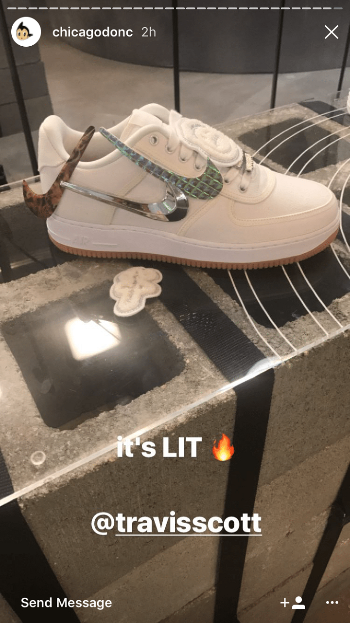 travis scott air force 1 october 2019