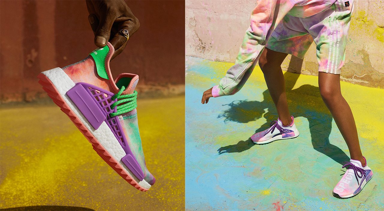 pharrell tie dye shoes