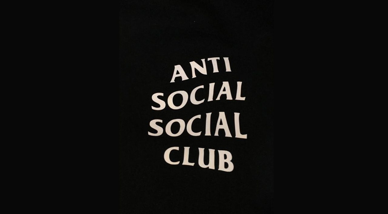 anti social social club emoji hoodie