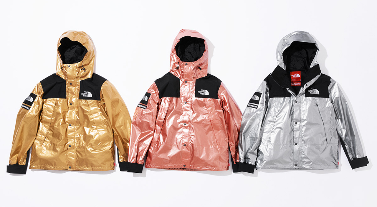 Supreme x The North Face SS18 Metallic Collection | Straatosphere