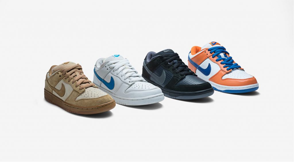 nike dunks all colors