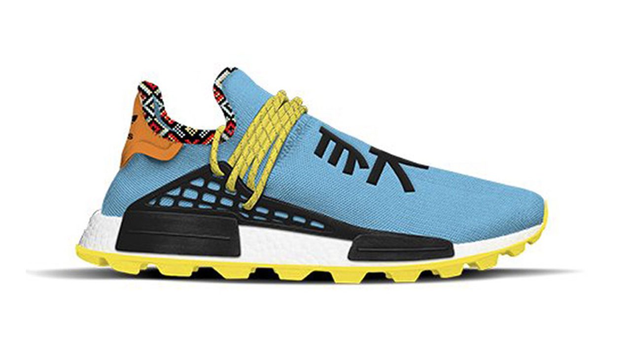 adidas human race blue and yellow