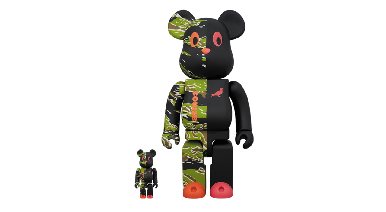 Atmos x Staple Black Pigeon Bearbrick Toy