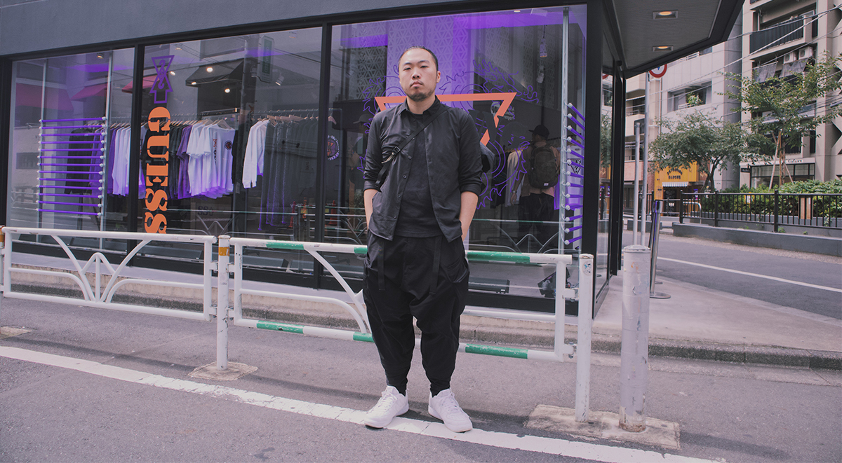 guess x 88rising japan launch street style spotting 2019 techwear