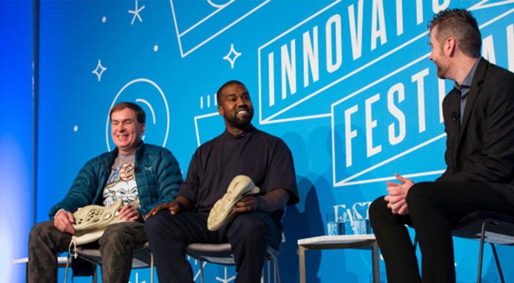 Kanye West Yeezy Clog sustainability fast company innovation festival 2019 algae based foam