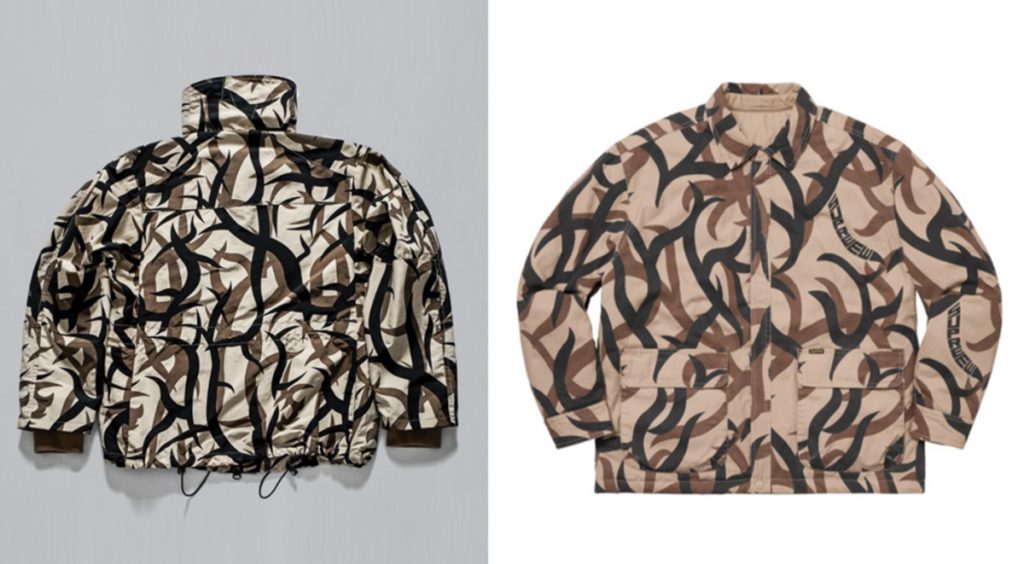 supreme tribal camo sweater