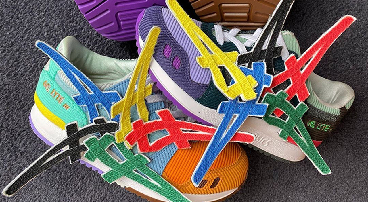 Sean wotherspoon x Atmos x Asics gel lyte III feature images