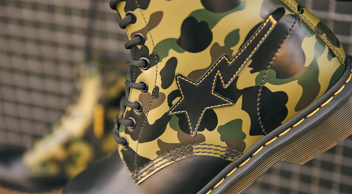 Bape x Dr Martens 1460: Collaboration Boot Officially Drops on January 25