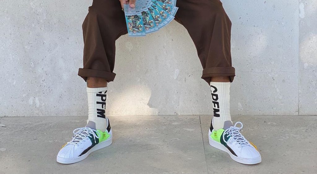 Pharrell x Adidas Super Star Instagram Post