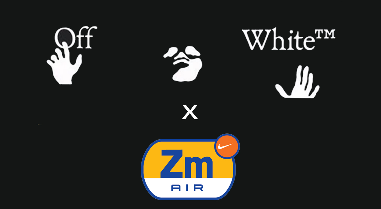 Off-White x Nike Zoom Tempo NEXT% logos