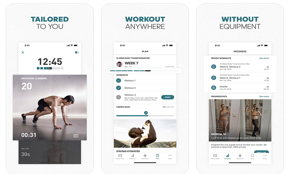 workout apps adidas training by runtastic