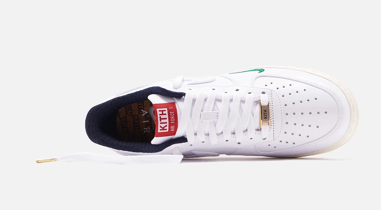 F&F Kith x Air Force 1s top view
