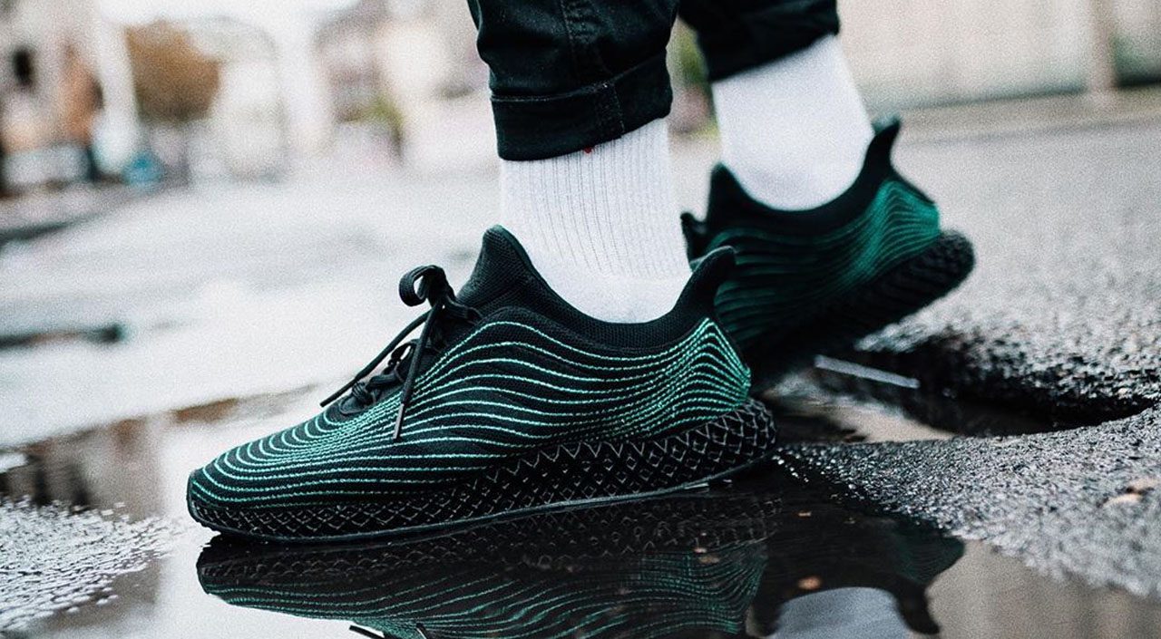 Parley X Adidas Ultra 4d Uncaged Is A Sustainble Triple Black Sneaker