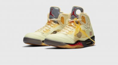 Off White x Air Jordan 5 Sail