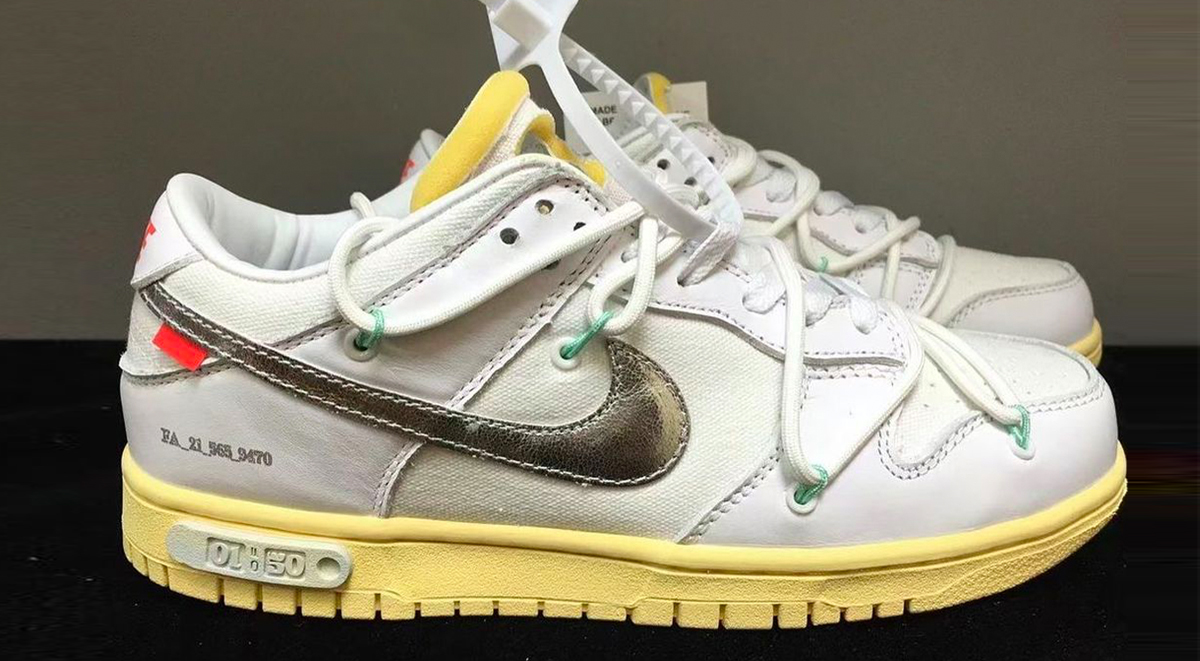 Off-White x Nike Dunk: "01 of 50" colorway