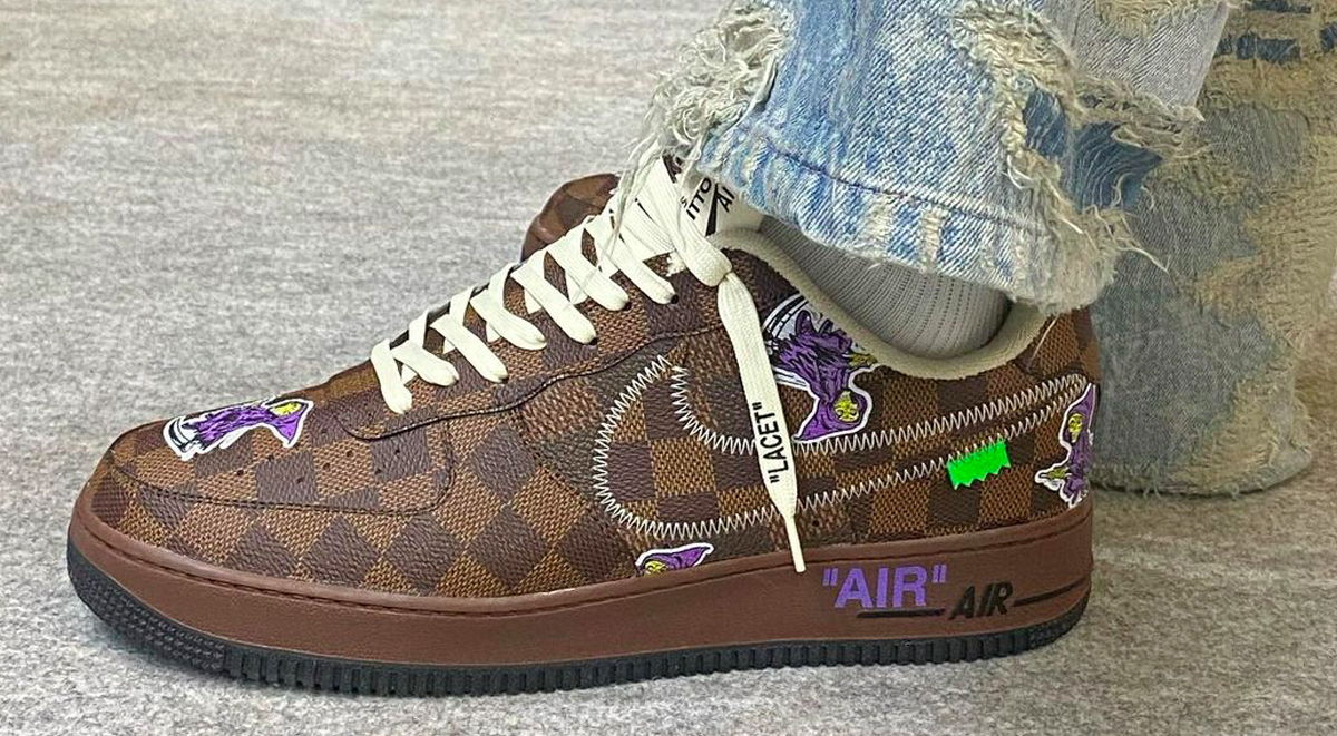 Louis Vuitton X Off White X Nike Air Force 1 A Brief Look At The Colorways