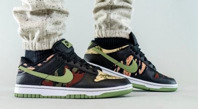 This Week's Drops: Dunk Low Black Multi-Camo Singapore Drop, Aug 7