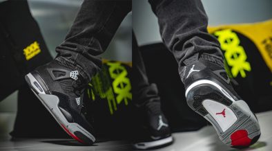 Air Jordan 4 Black Canvas