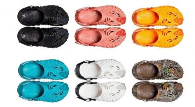 six new Salehe Bembury Crocs