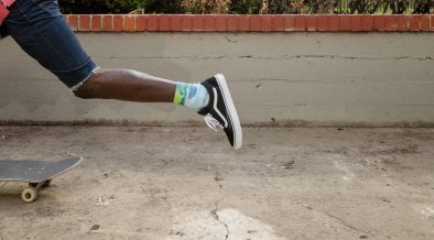 Skating in the Classic Vans Old Skool