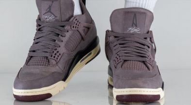 A Ma Maniére Air Jordan 4 Violet Ore front view