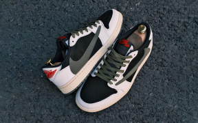 Travis Scott Air Jordan 1 Low Olive Surfaces