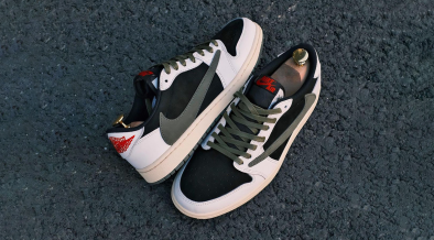 Travis Scott Air Jordan 1 Low Olive Surfaces