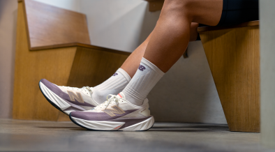 New Balance FuelCell Rebel v5 on feet