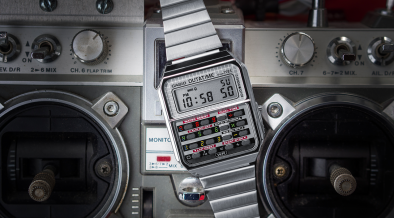 Back to the Future CA-500WEBF-1A placed against '80s analog tech