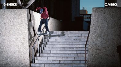Featured Image; Yuto Horigome x G-SHOCK campaign image; Verdy typography
