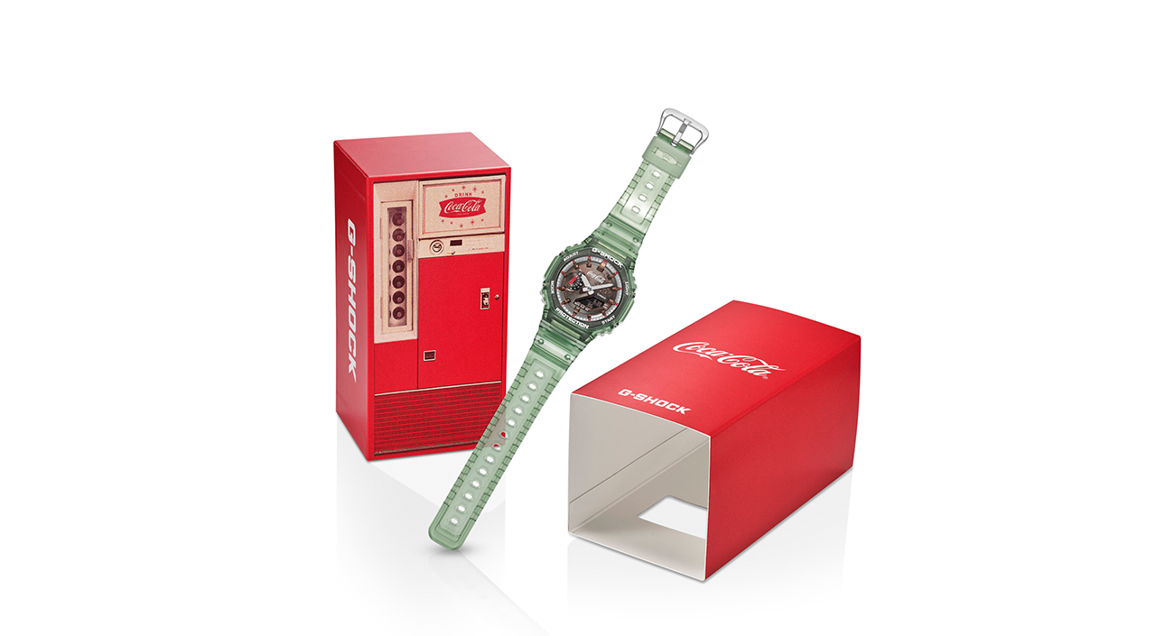 G‑SHOCK toasts 140 years of Coca‑Cola with a special GA‑2100CC